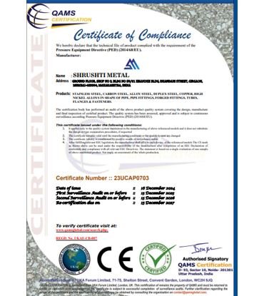 ISO Certificate