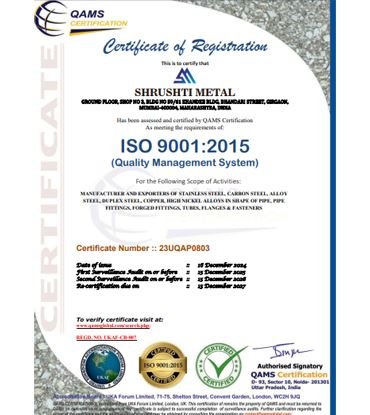 ISO Certificate